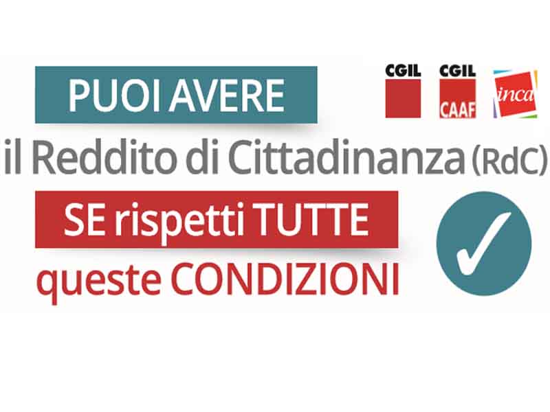 Reddito di cittadinanza: indicazioni sulla misura del Decreto