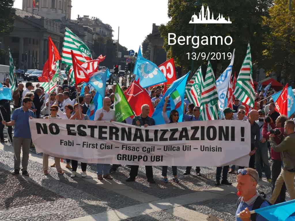 Esternalizzazioni UBI: comunicato sull’esito delle iniziative